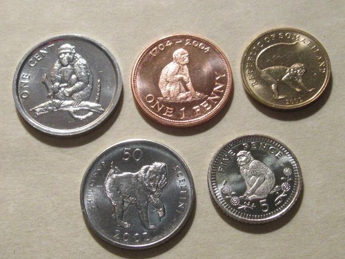 Monkey coin set coins all - monkey,
