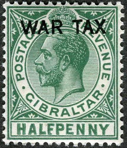 Gibraltar 1918 king - king, george